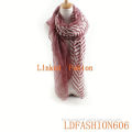 stripe print scarf pink shawl wrap scarf bufunda stoles shawls